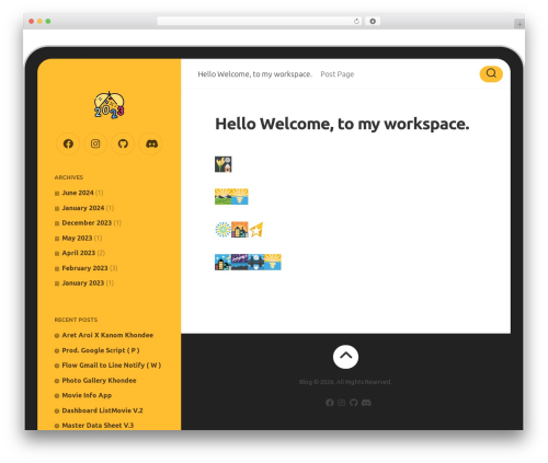 Screenplan free WordPress theme - hellozerosix.com