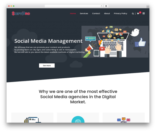 SEOEngine WordPress theme - shift-pro.net
