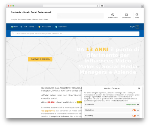 Shoptimizer WordPress ecommerce theme - socialads.eu