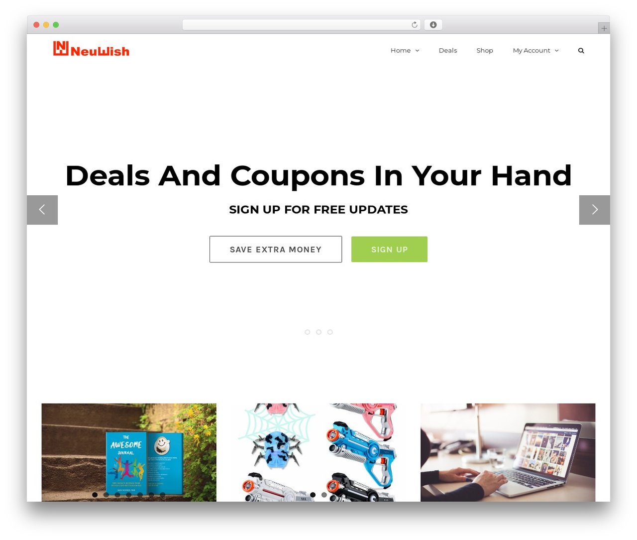 Theme WordPress Avada - neuwish.com