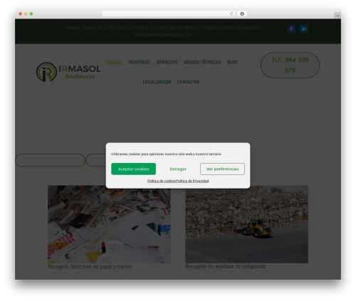 Themesky WordPress plugin - irmasolandalucia.com
