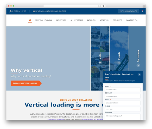 UnderStrap theme WordPress - vakocontainerhandling.com