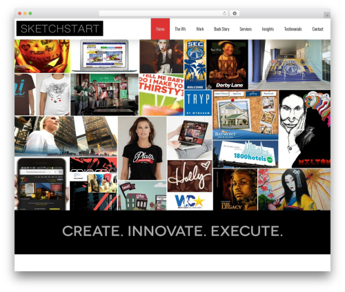 Versi WordPress theme - sketchstart.com