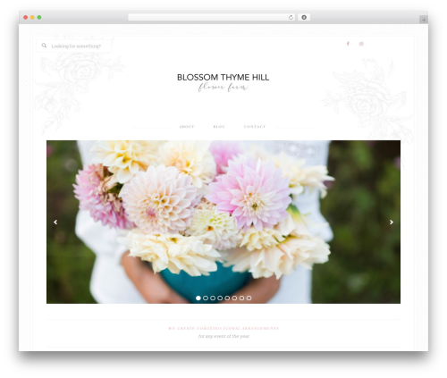 WordPress theme Bloom Theme - sophiesblessings.com