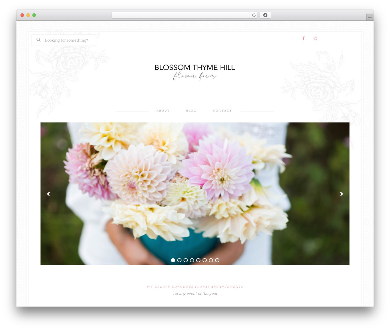 WordPress theme Bloom Theme - sophiesblessings.com