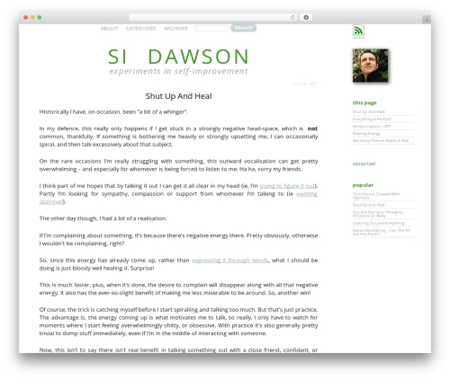 WordPress theme Manifest – WordPress.com - sidawson.org