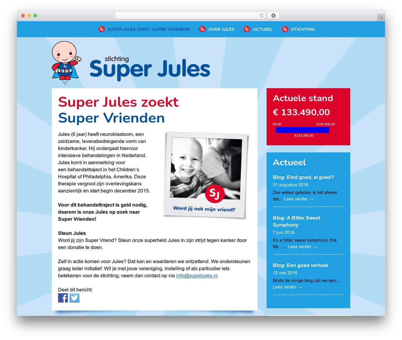 WordPress theme superjules - superjules.nl