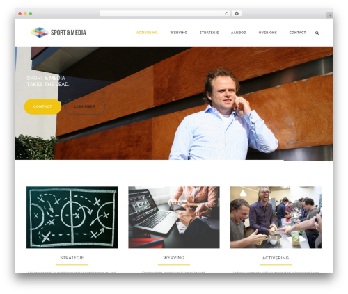 Aperio WordPress theme - sportenmedia.nl
