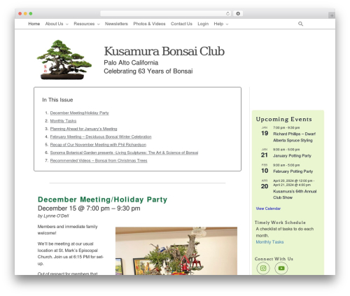 Volunteer Sign Up Sheets free WordPress plugin - kusamurabonsai.org