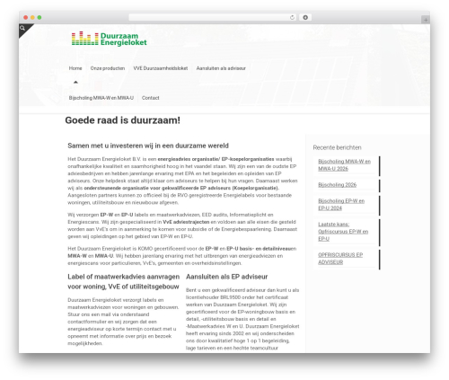 Wp hummingbird WordPress plugin - duurzaamenergieloket.nl