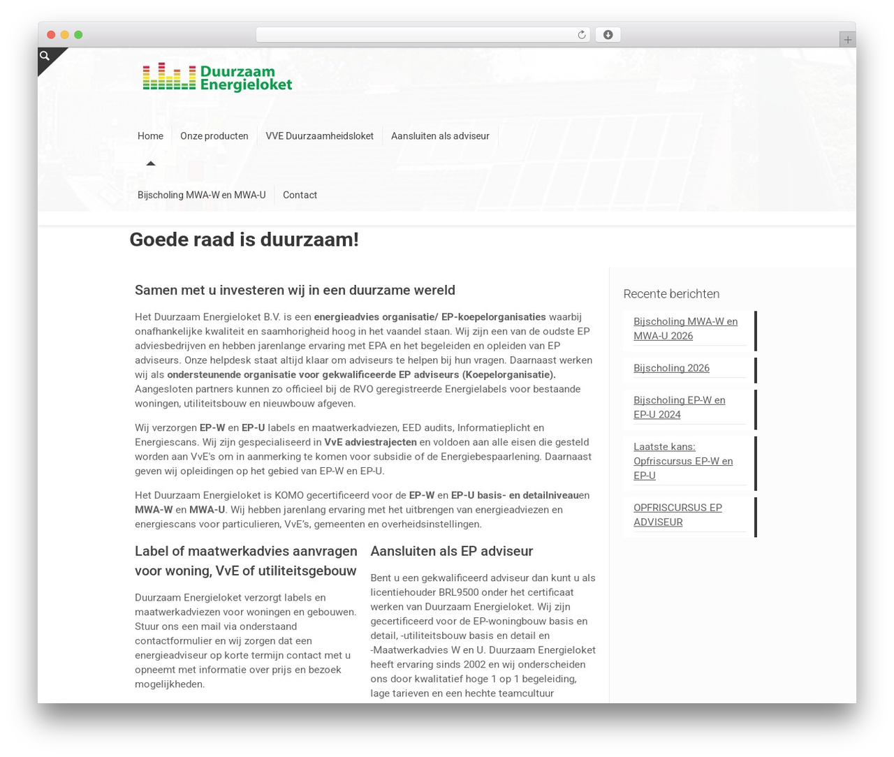 Betheme top WordPress theme - duurzaamenergieloket.nl