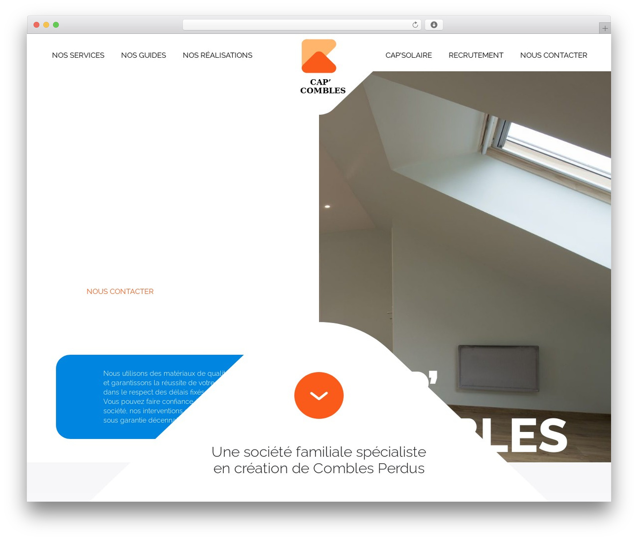 Cap'Combles WordPress theme - capcombles.com