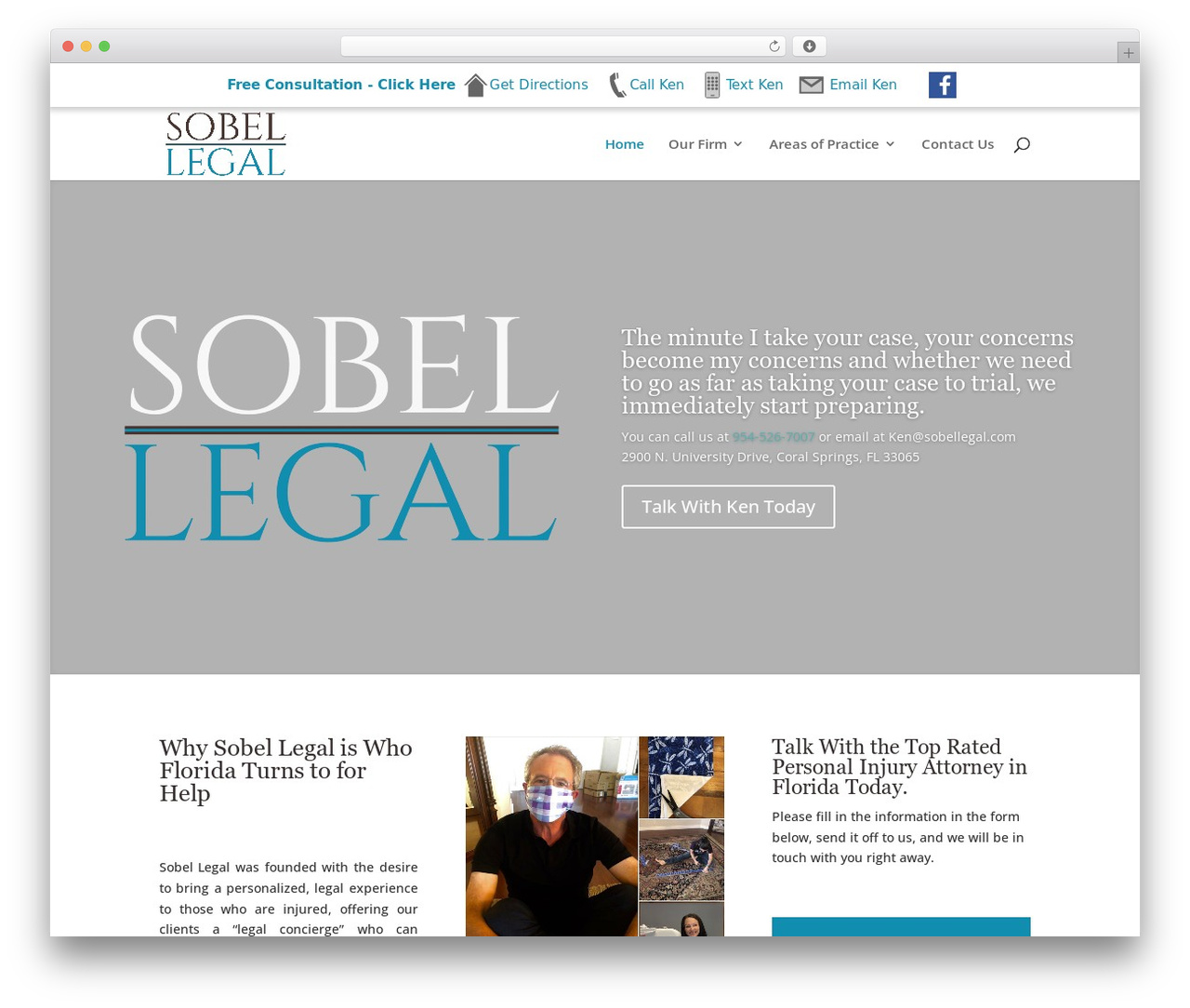 Divi theme WordPress - sobellegal.com