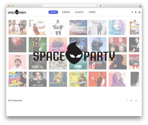 Hugo WordPress theme - spaceparty.fr