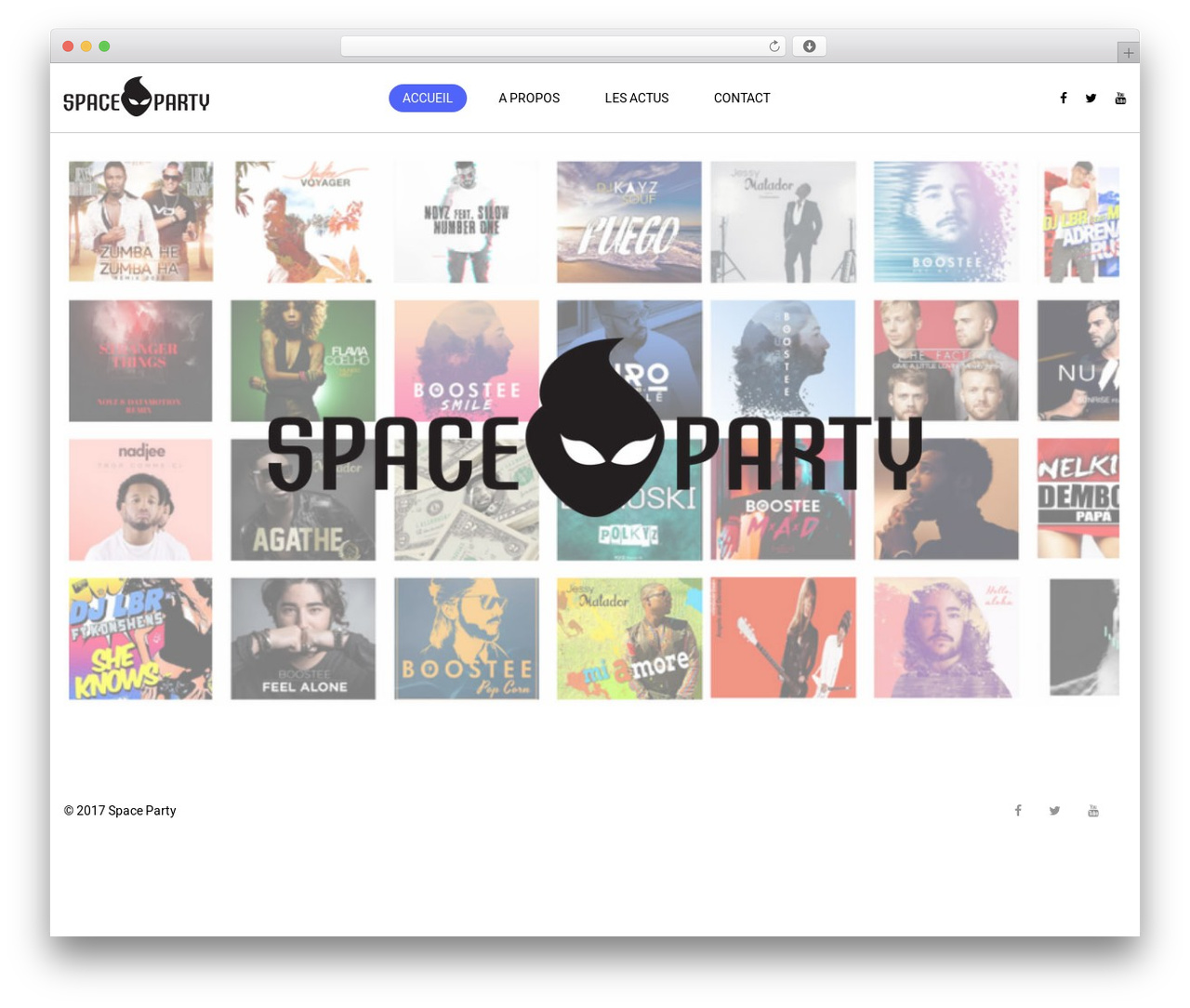 Hugo WordPress theme - spaceparty.fr