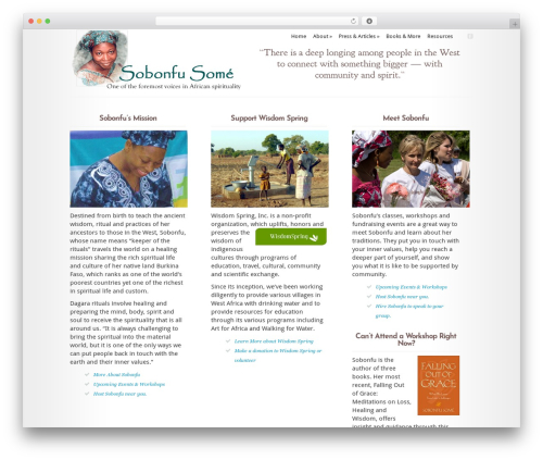 Modest theme WordPress - sobonfu.com