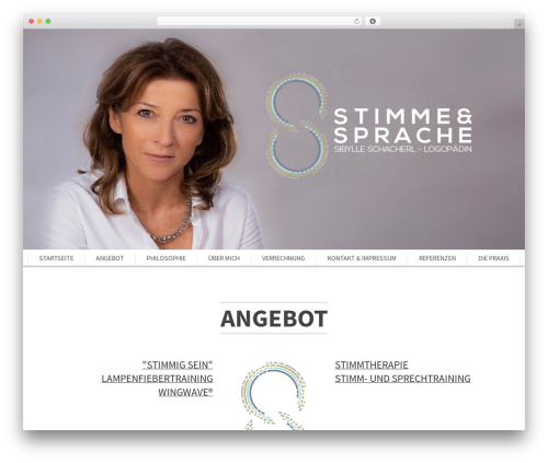 SCRN WordPress theme - stimmesprache.at
