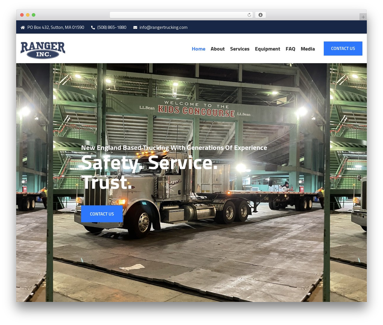 Securty WordPress theme - rangertrucking.com
