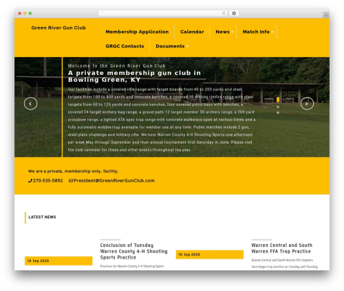 Sirat Pro WordPress theme - greenrivergunclub.com