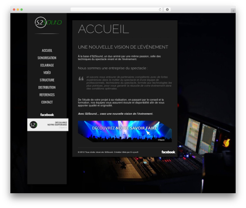 Theme WordPress Studio8 - s2sound.com