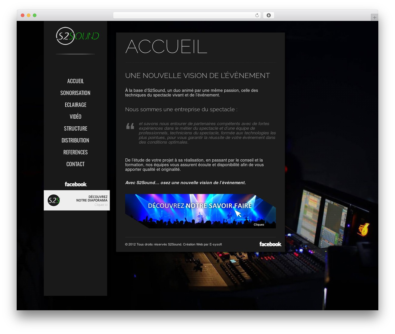 Theme WordPress Studio8 - s2sound.com