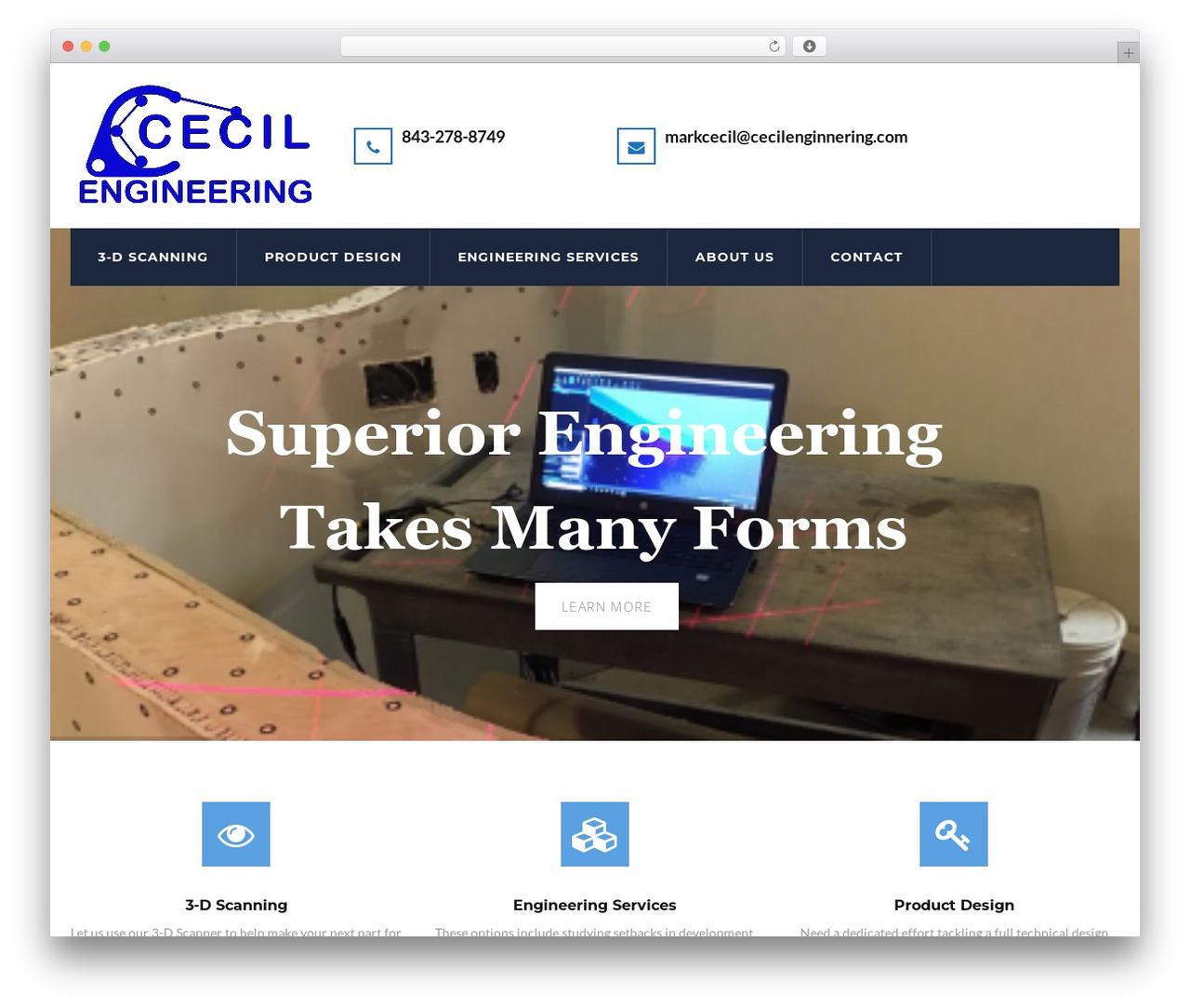 TM Structure WordPress theme - cecilengineeringllc.com