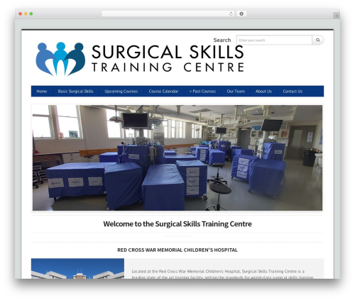 Uoc Theme WordPress theme design - surgicalskills.co.za