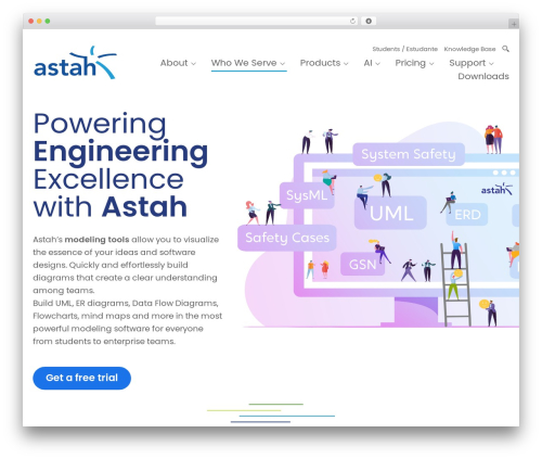 WordPress theme AstahWP - astah.net