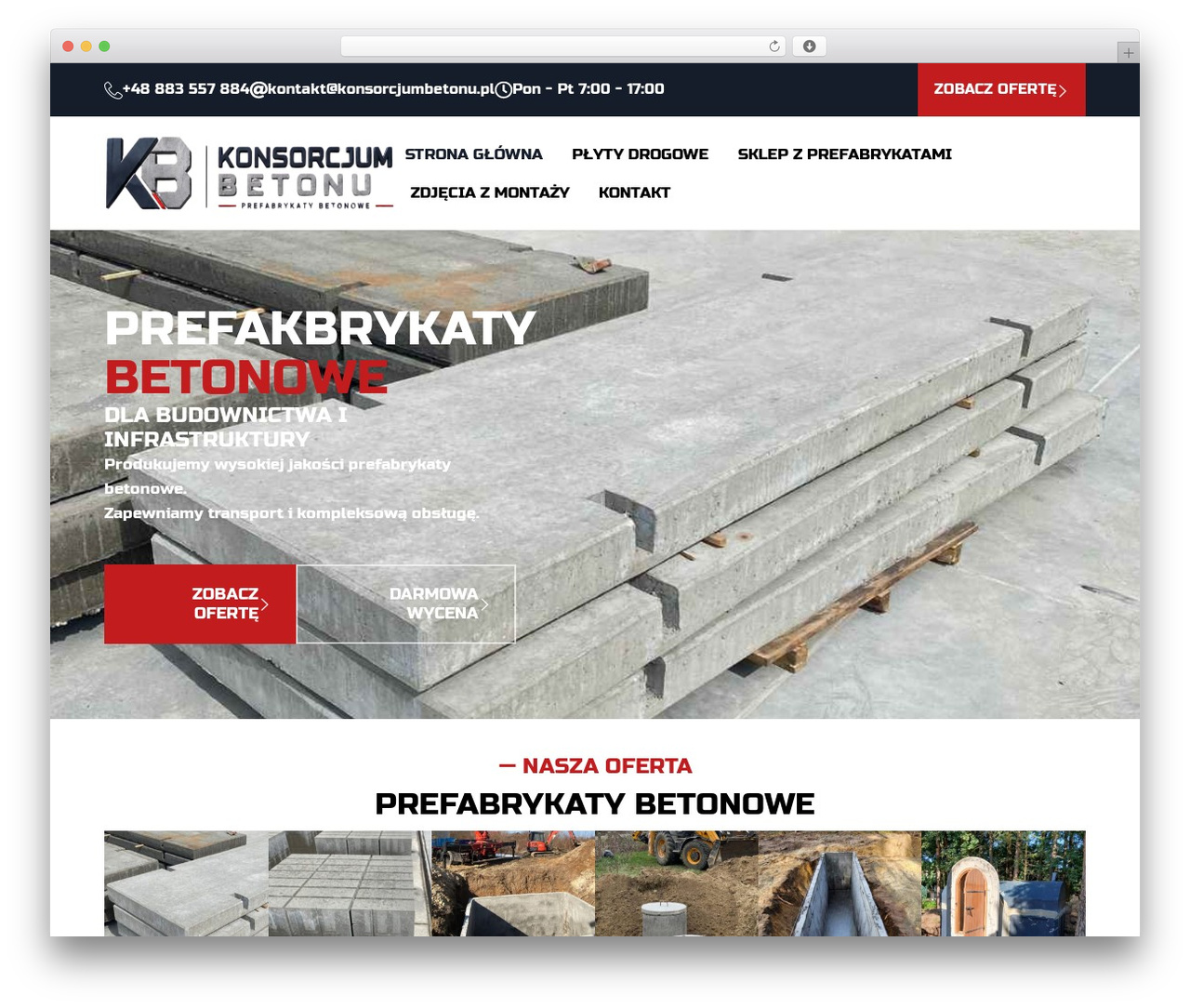 WordPress theme Hello Elementor - konsorcjumbetonu.pl