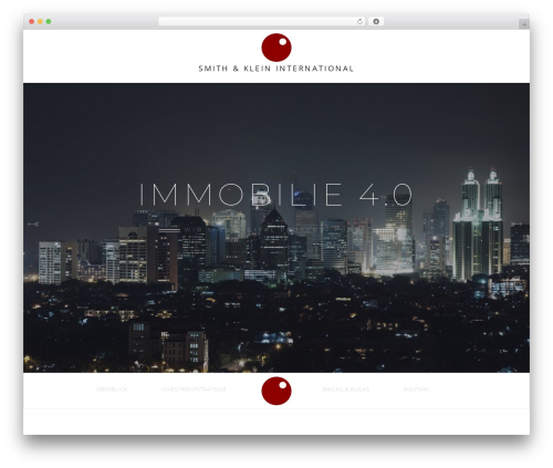 WordPress theme t-one - smithklein.de