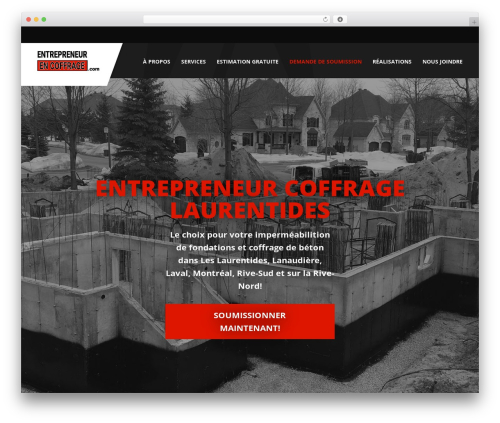 WordPress theme template - entrepreneurencoffrage.com