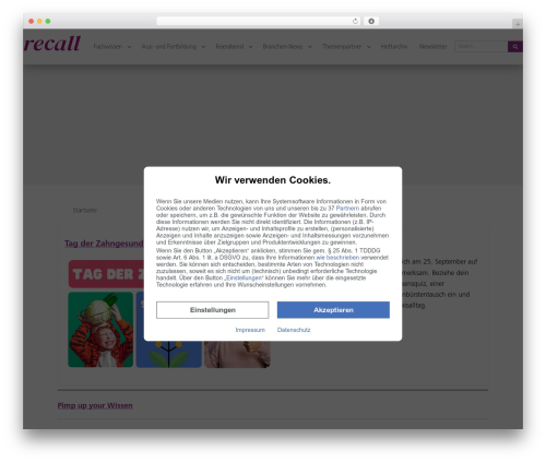 Custom progress bar (custom-progress-bar) free WordPress plugin - recall-magazin.de