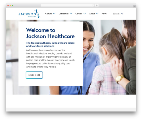 Basic Theme WordPress website theme - jacksonhealthcare.com