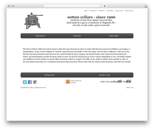 Best WordPress theme Responsive Pro - suttoncellars.com