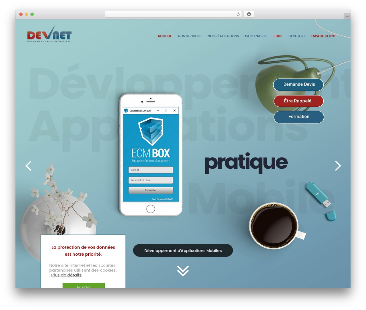 DevNet Theme WP theme - devnet.tn