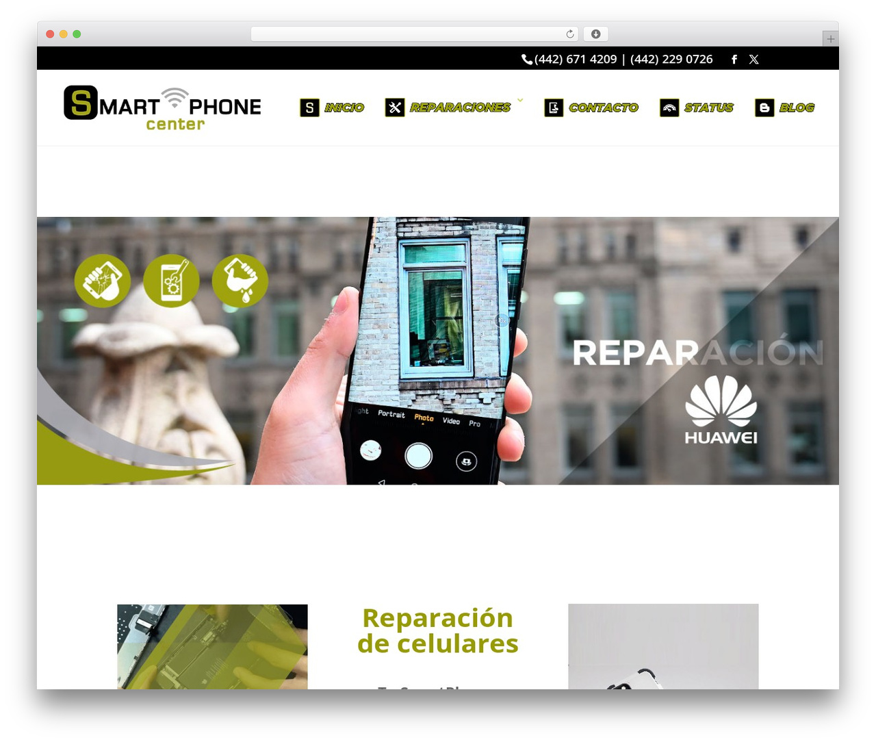 Divi WordPress theme - smartphonecenter.com.mx
