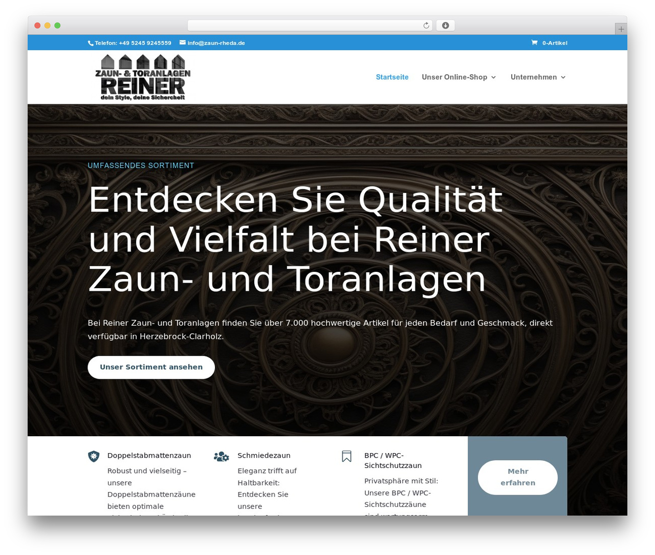 Divi WordPress theme - zaun-rheda.de Divi WordPress theme - zaun-rheda.de