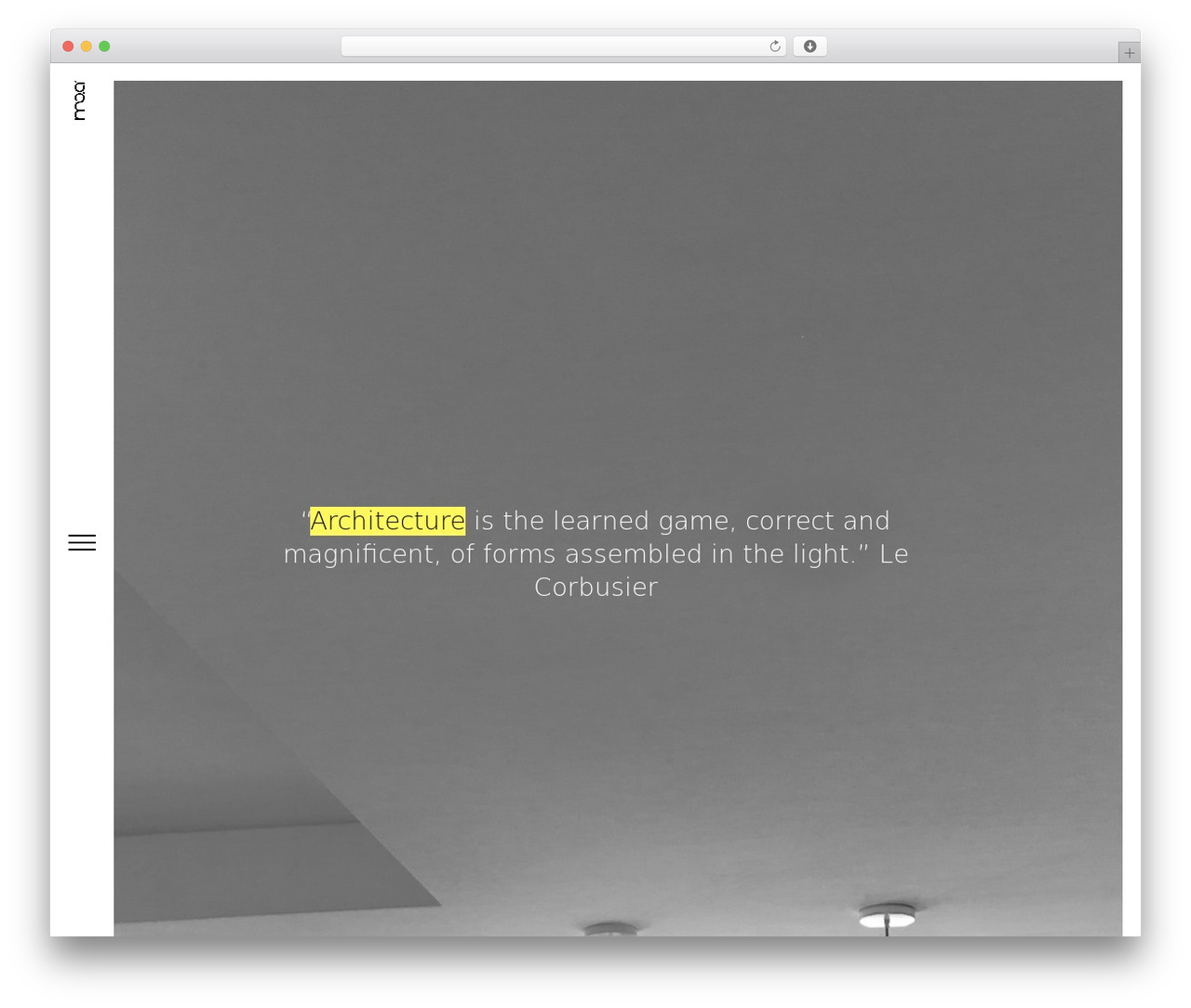 Eight theme WordPress - moa-architects.com