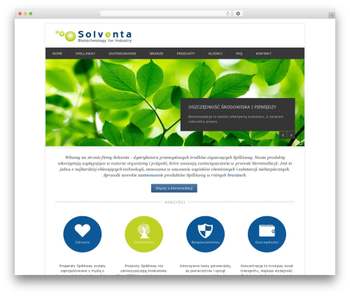 Laboratory WordPress theme - solventa.pl