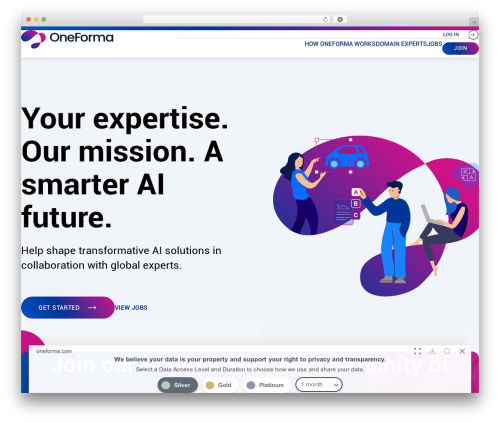 OneForma WordPress theme - www.oneforma.com