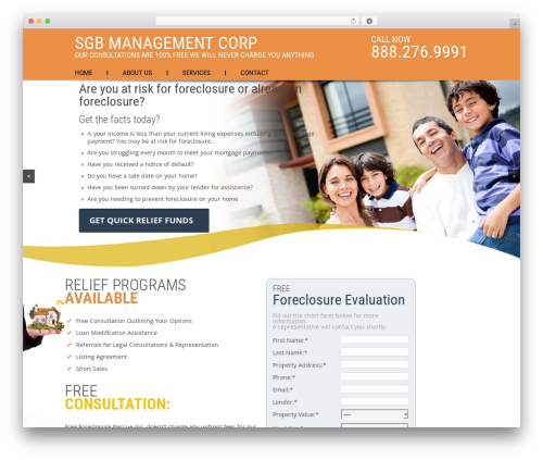 SGB WordPress theme - sgbmanagementcorp.com