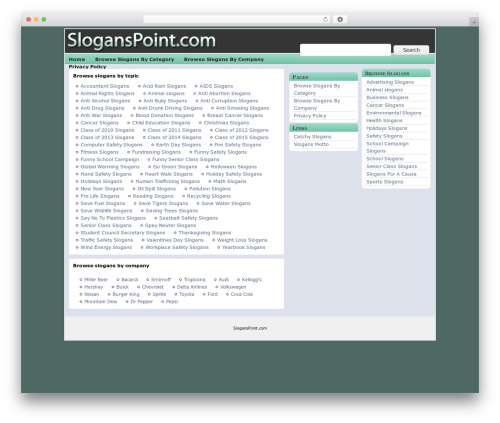 Theme WordPress triplex - sloganspoint.com