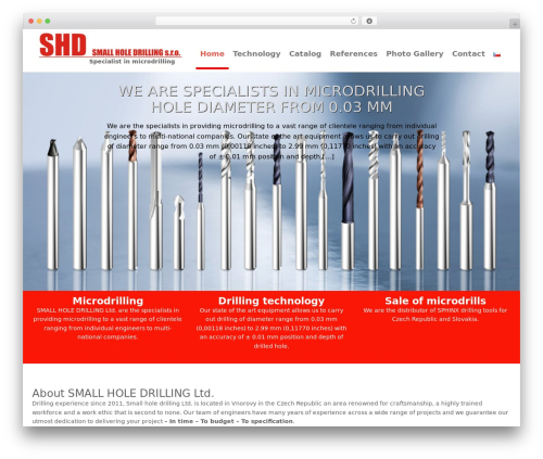 Theme WordPress Revera - smallholedrilling.eu/homepage