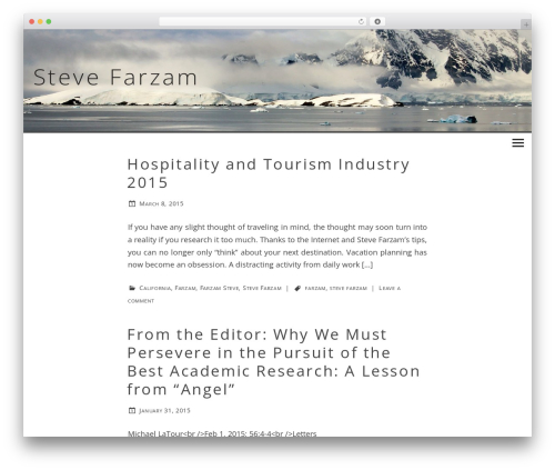WordPress theme Beluga - stevefarzam.biz