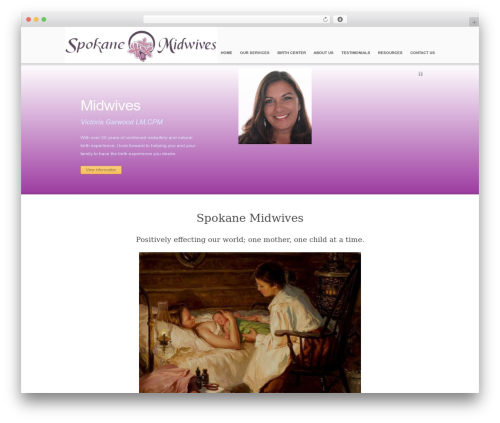 WordPress theme Care WP - spokanemidwives.com