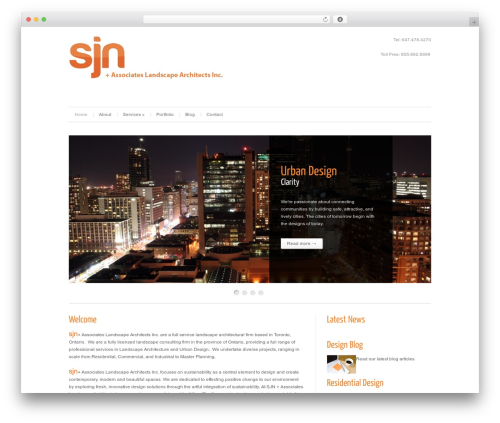 WordPress theme Cleanex - sjnassociatesinc.com
