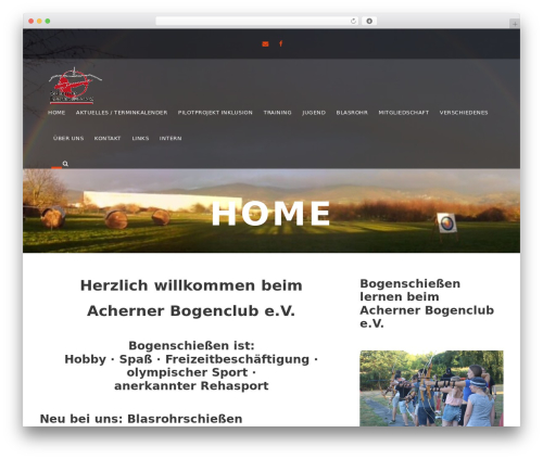 BigSlam WordPress theme - acherner-bogenclub.de
