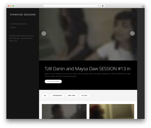Showcase theme WordPress - staircasesessions.com