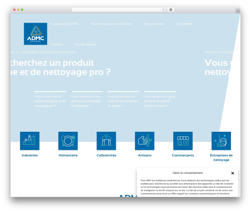 Spritz WordPress theme - admchygiene.fr