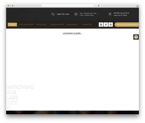 Theme WordPress Parent Theme - swfamilydentistry.com
